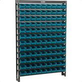 Estante Gaveteiro Metálica com 108 Peças Gavetas Azul Vonder