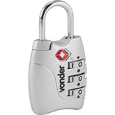 Cadeado com Segredo 3 Algarismo TSA Prata Vonder