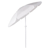 Ombrellone Articulado Alumínio 2,50M Branco Bel Lazer