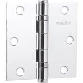 Dobradiça p/ porta 3.1/2" aço carbono cromado c/ 3 pç Vonder