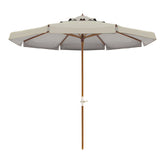 Ombrellone Madeira Cobertura PVC Manivela 2,70m Bege Bel Lazer