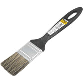 Pincel 1.1/2 Cerdas Gris Cabo Plástico Tintas Latéx E Vonder