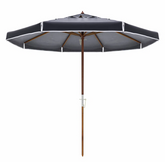 Ombrellone Madeira Cobertura PVC 2,40 metros preto Bel Lazer