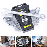 Jogo Chave Combinada 6 - 17 mm 8 Peças Aço Carbono Tradestar