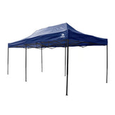 Tenda Gazebo Pagoda 3x6m Oxford Azul Bel com Proteção Solar FPS 60 e Safe Lock