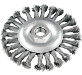 Escova circular torcida 4x1/2" rosca m14 12500rpm Vonder