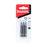 Ponta Bits Conjunto 3 Peças T 15-50 mm Makita