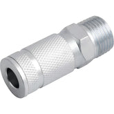 Engate Rápido Rosca: 1/2" NPT Macho x 1/4" Vonder Esfera Aço Carbono Zincado Unidade Ar Comprimido