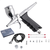 Aerógrafo Profissional Vonder 16 Peças com Bicos e Copos