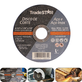 Disco de Corte 115 x 1 mm Furo 7/8" Aço e Inox Tradestar