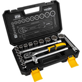 Jogo Soquete Estriado 1/2 10-32mm Cromo Vanádio Vonder