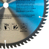 Disco Serra 70 Dentes 10 x 5/8" TCT D-03470 Makita