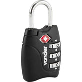 Cadeado com Segredo 3 Algarismo TSA Preto Vonder