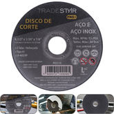 Disco de Corte 115 x 1 mm Furo 7/8" mm Metal Pro Tradestar