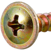 Parafuso Madeira 4,5 x 20 mm Chipboard Cabeça Flangeada Phillips 500 Peças Vonder