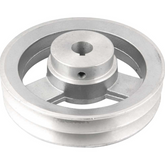 Polia Alumínio 2 Canais Perfil A 150mm com Furo 3/4" Vonder