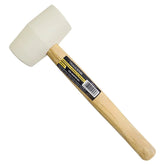 Martelo Borracha 40 mm Branco Cabo Madeira Tradestar