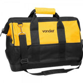 Bolsa Ferramentas Vonder BL016 Lona Reforçada 40x20x30cm 22 Bolsos 12kg Fundo Rígido Impermeável