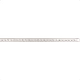 Escala de aço inox 600mm Vonder