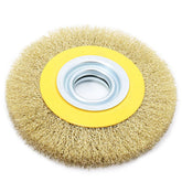 Escova Circular 6 x 3/4'' Aço Latonado Ondulado Tradestar