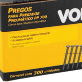 Prego Anelado 50 mm PP700 Polido com 300 Peças Vonder