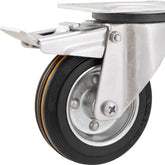 Rodizio Giratório Freio 4 Média 88kg Chapa Borra Vonder