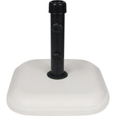 Base Ombrellone em Concreto Quadrada 11kg Branco - Bel Lazer