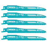 Lâmina Serra Sabre BiM 152 mm x 7-18 TPI 25 Unidades B-05038-25 Makita