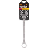 Chave combinada 21mm cromo vanádio cromada cartela - Vonder