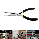 Alicate Bico Meia Cana 5.1/2'' Aço Carbono Longo Tradestar