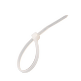 Abraçadeira de nylon 140x3,6mm branca com 20 peças Vonder