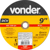 Disco de Corte 230,0X3,2X22,23 DCV Vonder