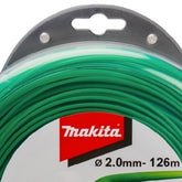 Bobina de Fio de Nylon 2,0 mm x 126 Metros E-02711 Makita