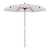 Ombrellone Madeira Cobertura PVC 2,40m Branco Bel Lazer