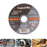 Disco de Corte 115 x 1,2 mm Furo 7/8" Aço e Inox Tradestar
