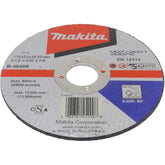 Disco Abrasivo de Corte 115 x 2.5 x 22.23 mm Makita B-46408