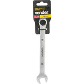 Chave combinada 16mm cromo vanádio cromada cartela Vonder