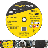 Disco de Corte 230x2,0 mm Furo 7/8" Aço e Inox Tradestar
