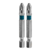 Bit Para Parafusadeira PZ2 50mm Aço 2 Peças Gross