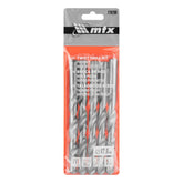 Broca Aço Rápido Metal 12mm Polida 5pcs MTX Standard Precisão HSS