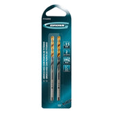 Broca Para Metal 3,5mm HSS Revestimento Nitreto Titânio Golden 2 Peças