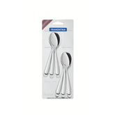 Conjunto De Colheres Para Petisco Maresias 6 Peças Em Aço Inox Brilhante Para Mesa Posta E Frios