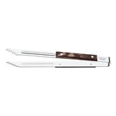 Pegador De Carne Tramontina Churrasco Aço Inox E Cabo Polywood Castanho Resistente A Altas Temperaturas