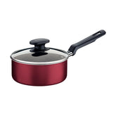 Panela Tramontina Loreto Vermelha 20 Cm 2,8 L Antiaderente Starflon Max Com Tampa De Vidro