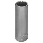 Soquete Estriado Longo 10mm 3/8'' Aço Cromo Vanádio Tramontina PRO
