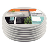 Mangueira em PVC Branca Tramontina 5/16'' x 1mm 1 Camada 50m Para Jardim Irrigação