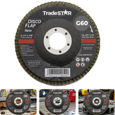 Flap Disc 115 mm G60 Fibra Reto Aço Tradestar