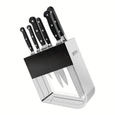 Jogo De Facas Tramontina Century 7 Peças Aço Inox Forjado Com Suporte Em Acrílico E Aço Inox