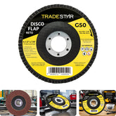 Disco Flap 115 mm G50 Fibra Reto Aço Tradestar