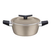 Caçarola Tramontina Spezia Induction 24 cm 4.3 Litros 3 mm Antiaderente Starflon Excellent Areia